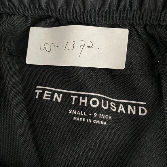Ten Thousand Shorts‎ Mens Small Black Unlined Athletic Polyester Spandex SS-1372 - Picture 2 of 9